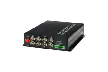 Система преобразования HD-SDI в волоконно-оптическое соединение по 4 каналам + RS485 1080p при 60 Гц
