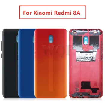 Для Xiaomi Redmi 8A Задняя крышка аккумулятора Корпус задней двери Замена боковых ключей Ремонт Запасных частей