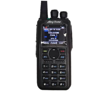Anytone AT-D878UV Портативная Портативная Рация Ham Двухдиапазонная Цифровая DMR Аналоговая GPS Двусторонняя Радиосвязь